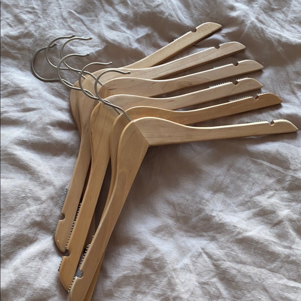 Wooden hangers